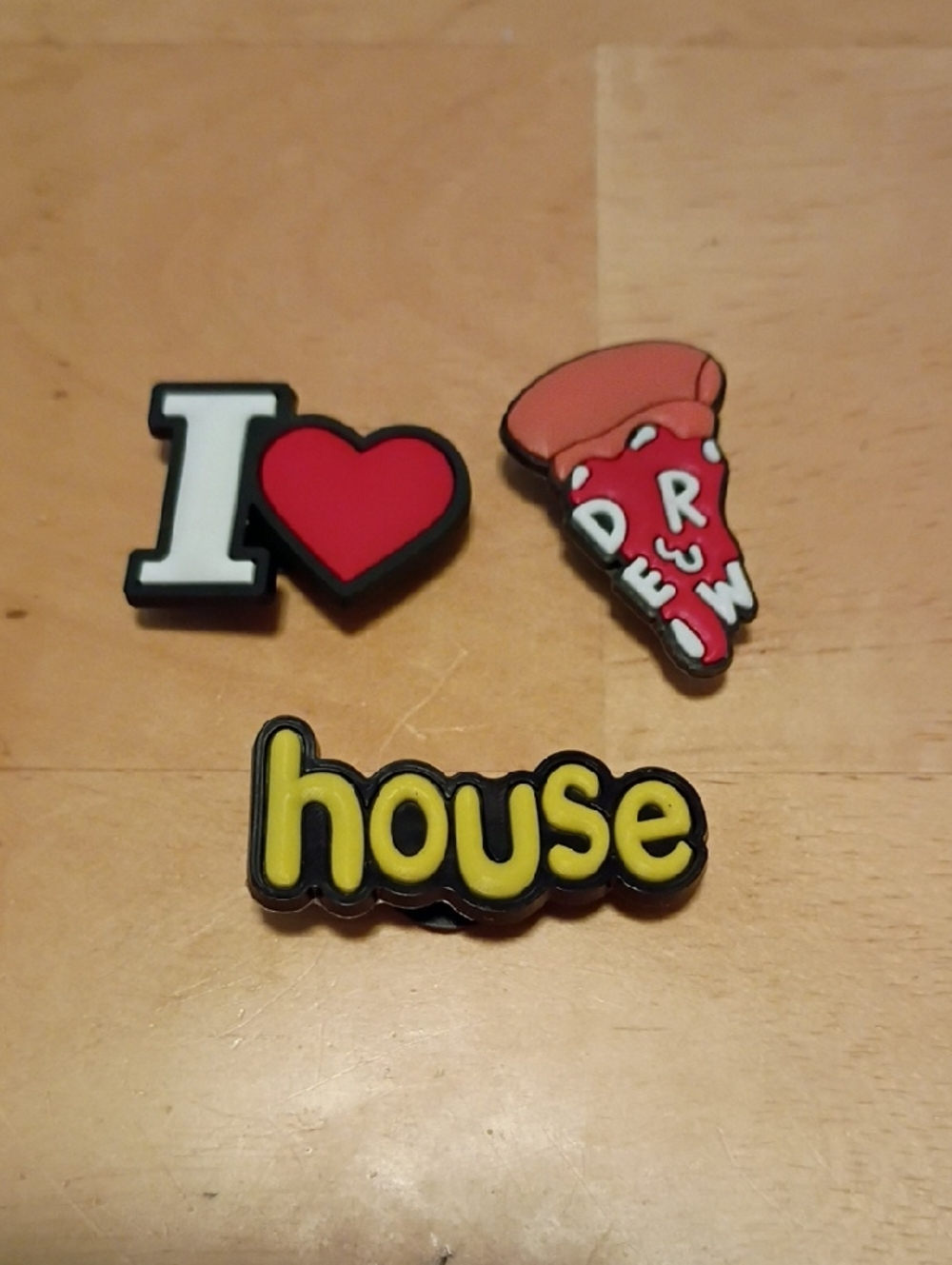 10 for $10 Jibbitz Croc Charms - I ❤️ Drew House Justin Bieber 9 - New Charms